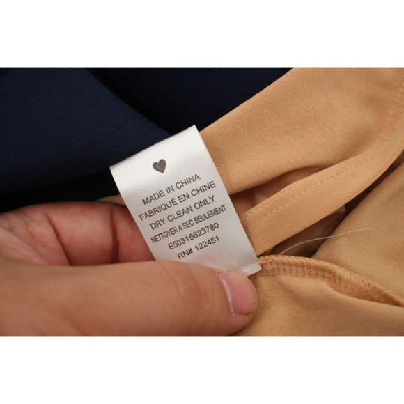 NWT $295 ERIN Fetherston women's size 4 sleeveless fit & flare dress navy blue - Picture 13 of 14